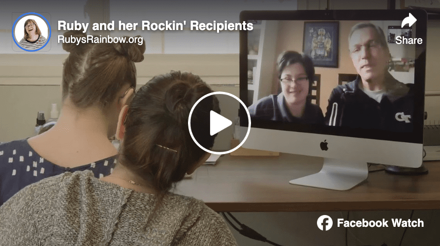 Ruby’s Rainbow | Ruby believes in our Rockin' Recipients!