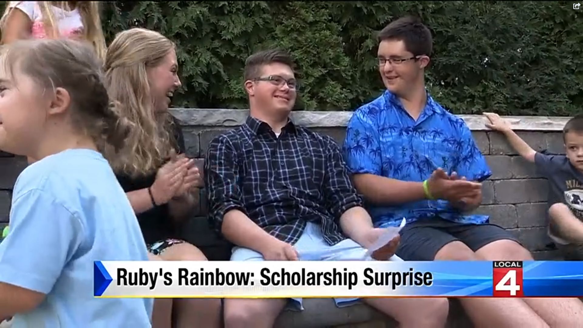 Rudy's Rainbow awards scholarship to students with Down syndrome
