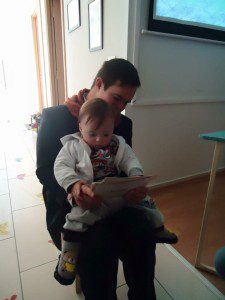In Albania I gave my Presentation for baby's how to sight read with Down Syndrome.