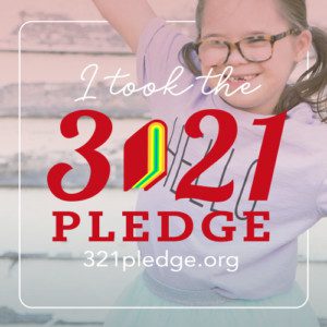 I took the 3/21 Pledge badge 2